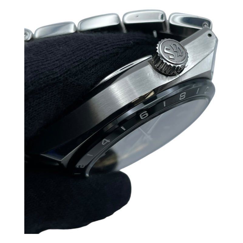 グランドセイコー Grand Seiko スポーツコレクション 9Fクォーツ GMT SBGN023 ブラック SS/セラミック クオーツ メンズ 腕時計