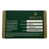 ロレックス ROLEX エクスプローラー1 214270 ブラック ステンレス 自動巻き メンズ 腕時計