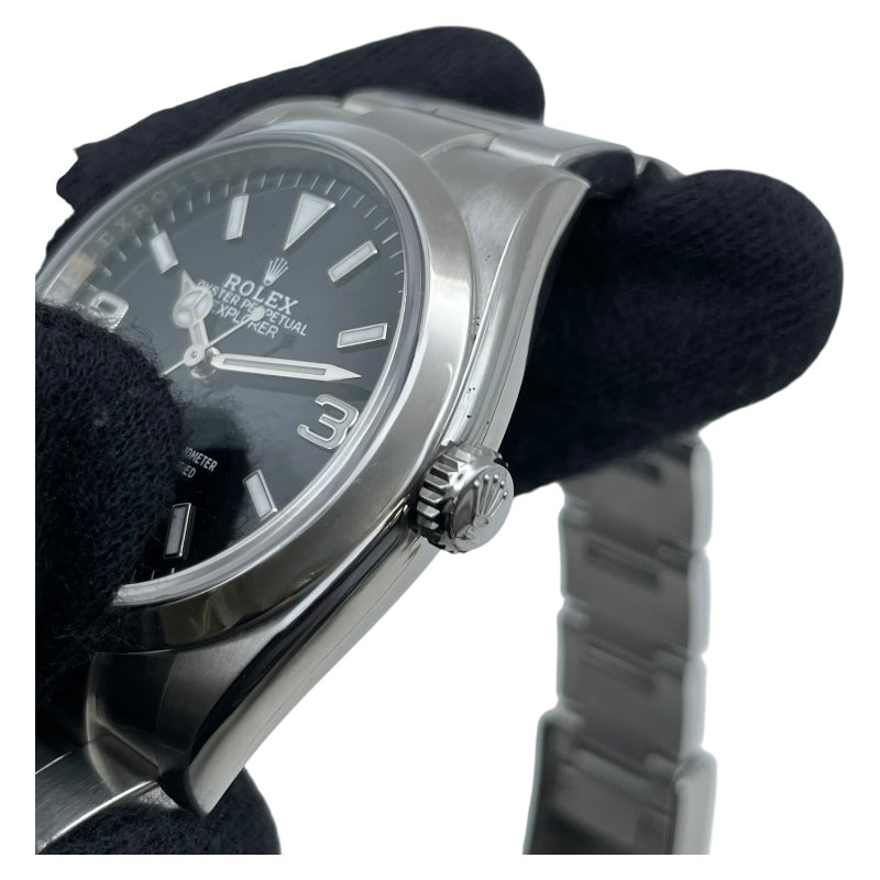 ロレックス ROLEX エクスプローラー36 124270 ブラック SS 自動巻き メンズ 腕時計