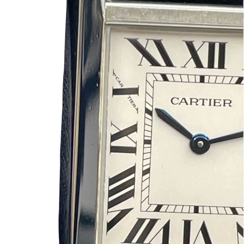 カルティエ Cartier タンクソロ SM W5200005 シルバー SS クオーツ レディース 腕時計