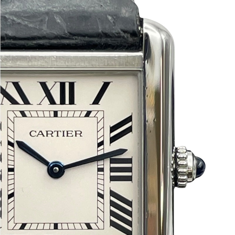 カルティエ Cartier タンクソロ SM W5200005 シルバー SS クオーツ レディース 腕時計