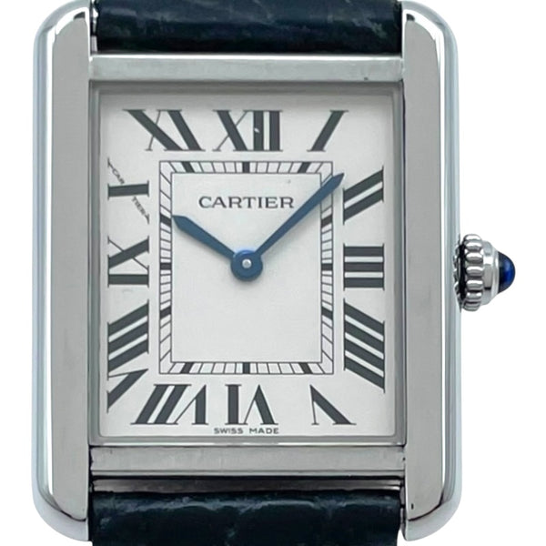 カルティエ Cartier タンクソロ SM W5200005 シルバー SS クオーツ レディース 腕時計
