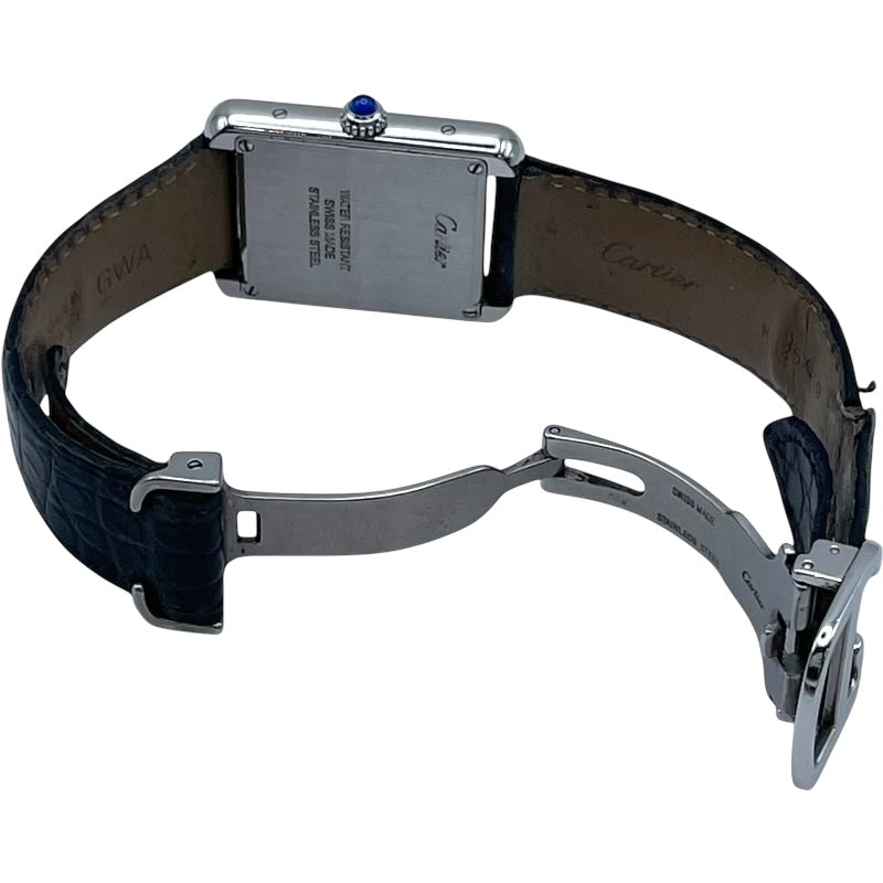 カルティエ Cartier タンクソロ SM W5200005 シルバー SS クオーツ レディース 腕時計