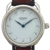 エルメス HERMES アルソー AR5.210 ライトブルー SS クオーツ レディース 腕時計