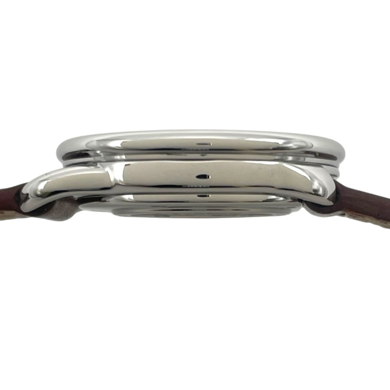 エルメス HERMES アルソー AR5.210 ライトブルー SS クオーツ レディース 腕時計