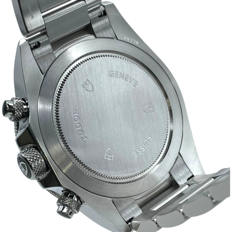 チューダー/チュードル TUDOR ヘリテージ クロノ 70330N ブラック SS 自動巻き メンズ 腕時計