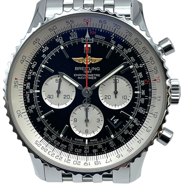 ブライトリング BREITLING ナビタイマー B01 クロノグラフ AB012721 ブラック SS 自動巻き メンズ 腕時計