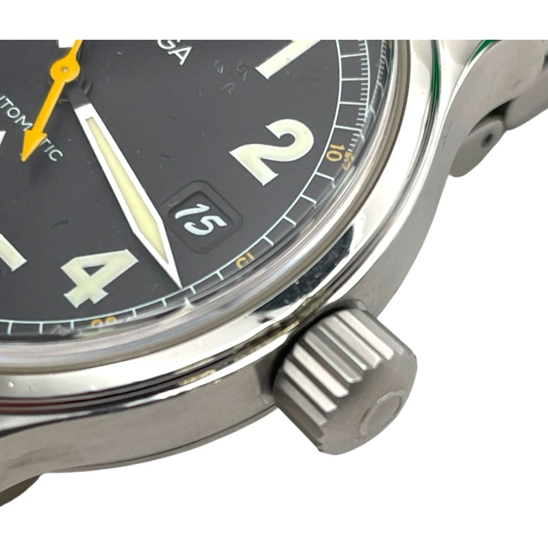 オメガ OMEGA ダイナミックブロードアロー マルイ限定 5202.51 ブラック SS 自動巻き メンズ 腕時計