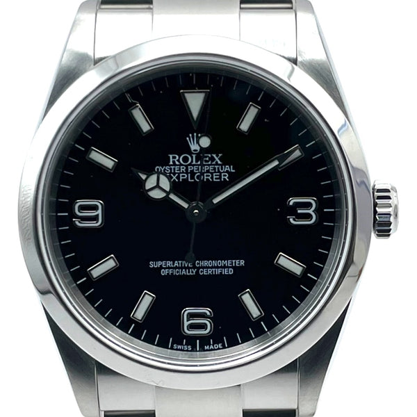 ロレックス ROLEX エクスプローラー 1 114270 ブラック SS 自動巻き メンズ 腕時計