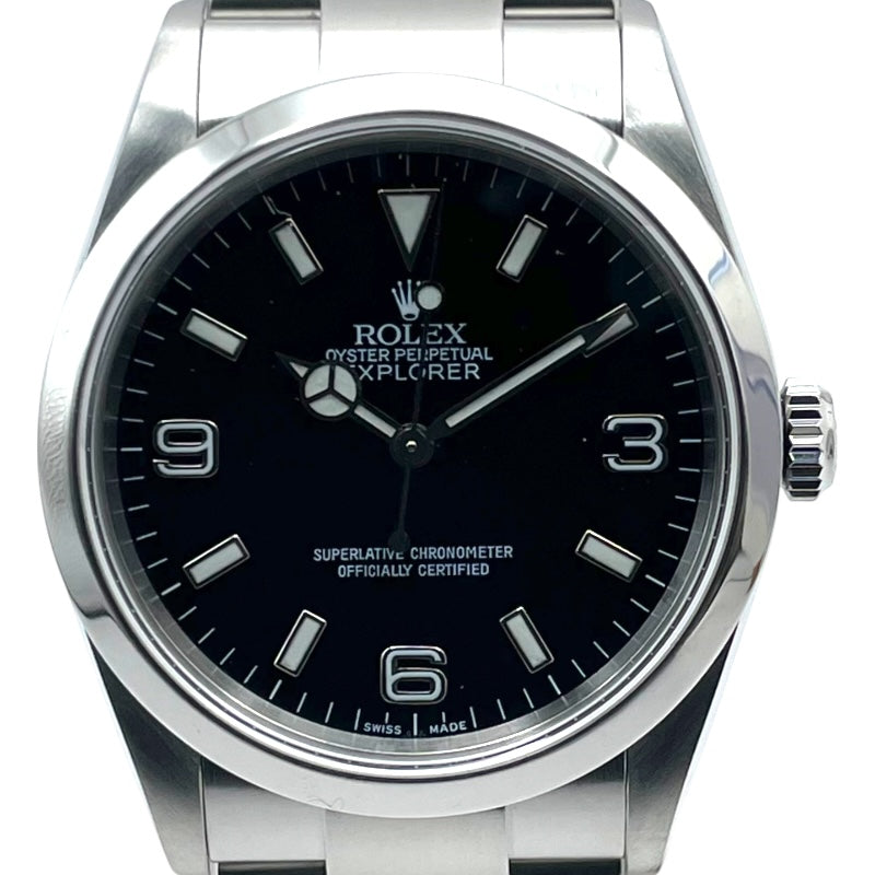 ロレックス ROLEX エクスプローラー 1 114270 ブラック SS 自動巻き メンズ 腕時計