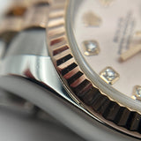 ロレックス ROLEX デイトジャスト26 179171G ピンクシャンパン PG/SS レディース 腕時計