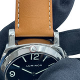 パネライ PANERAI ルミノールベース PAM00112 ブラック SS 自動巻き メンズ 腕時計