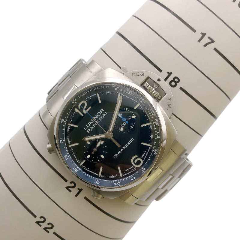 パネライ PANERAI ルミノールクロノ PAMO1110 ブルー ステンレス