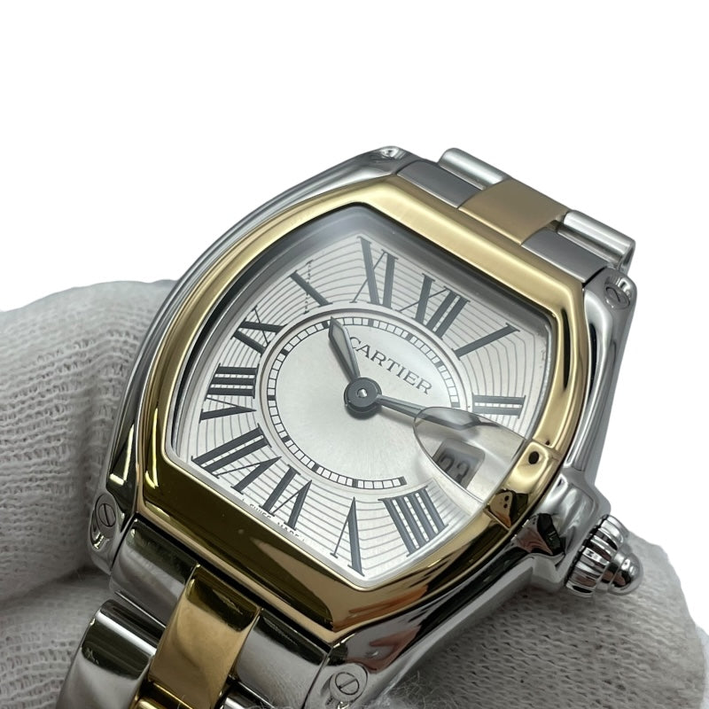 カルティエ Cartier ロードスター SM W62026Y4 シルバー K18/SS