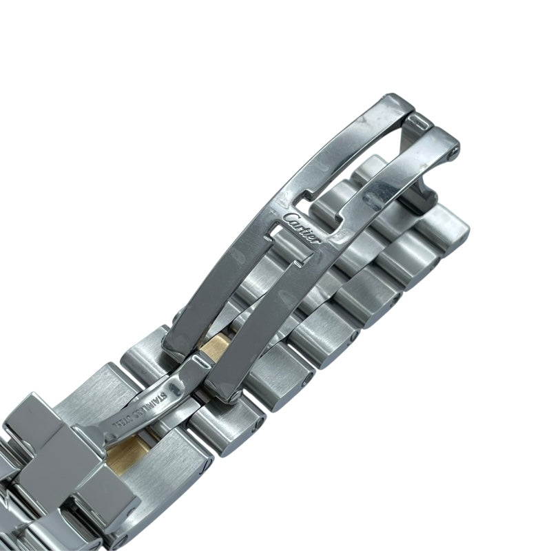 【よろしく】Cartier 時計 シルバー カルティエ Cartier｜サントスカレLM｜自動巻き・1980年代製