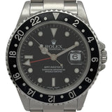 ロレックス ROLEX GMTマスター2 16710 ブラック ステンレススチール メンズ 腕時計