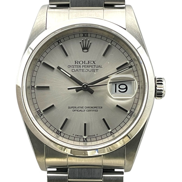ロレックス ROLEX デイトジャスト 16200 シルバー SS 自動巻き メンズ