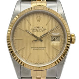 ロレックス ROLEX デイトジャスト タペストリー 16233 ゴールド ゴールド/ステンレススチール メンズ 腕時計