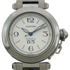 カルティエ Cartier パシャC ビッグデイト W31044M7 ホワイト SS 自動巻き ユニセックス 腕時計