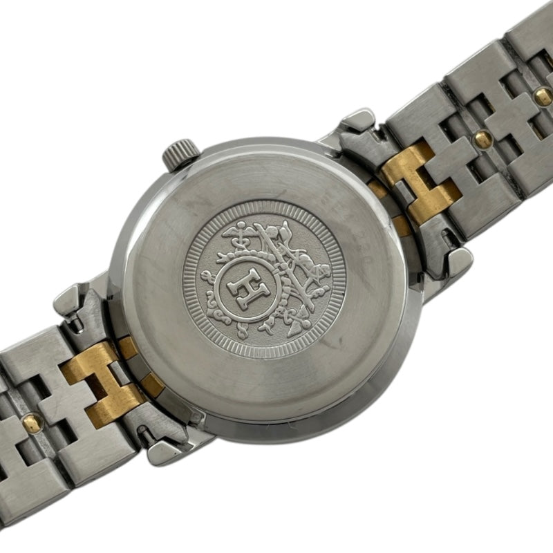 HERMES エルメス セリエ SE4.220 コンビ レディース クォーツ エルメス HERMES セリエウォッチ SE4.220 ホワイト SS/GP クオーツ