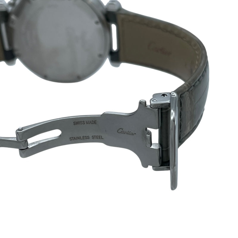 カルティエ Cartier パシャC W31076M7 ブラック SS 自動巻き メンズ