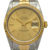 ロレックス ROLEX デイトジャスト 16233 ゴールド ゴールド/ステンレススチール メンズ 腕時計