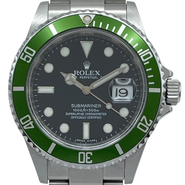 ロレックス ROLEX サブマリーナ 16610LV ブラック SS メンズ 腕時計