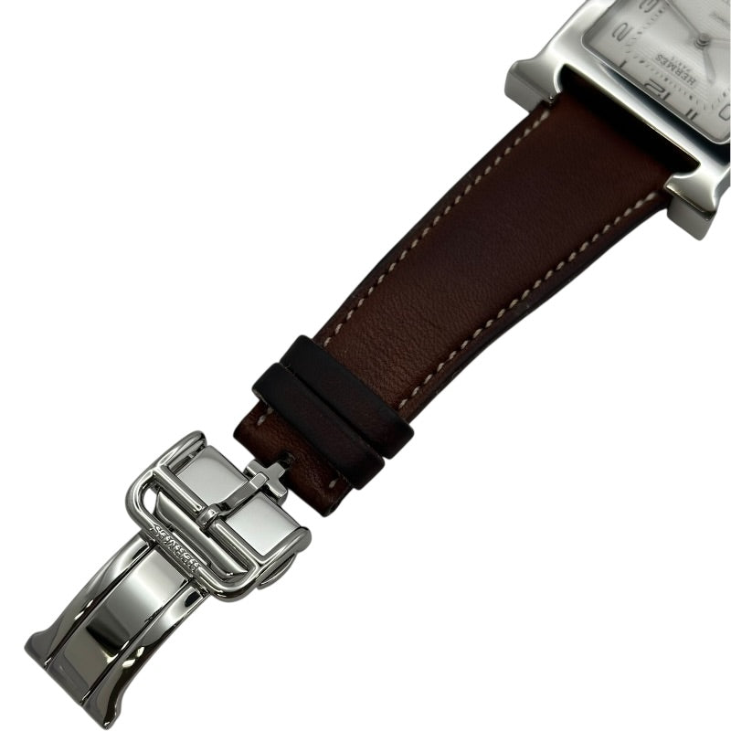 エルメス HERMES Hウォッチ HH2.810 ホワイト ステンレススチール 自動