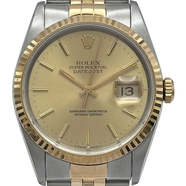 ロレックス ROLEX デイトジャスト 16233 ゴールド ゴールド/ステンレス