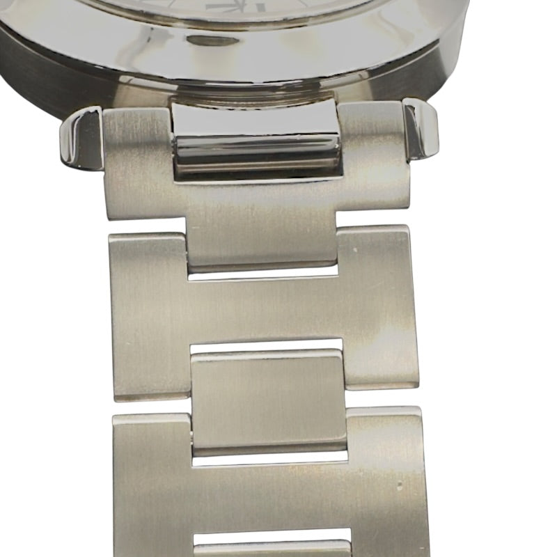 カルティエ Cartier パシャC ビッグデイト W31055M7 ホワイト