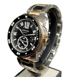 カルティエ Cartier カリブルドゥカルティエ　ダイバー W7100054 ピンクゴールド/ステンレス メンズ 腕時計