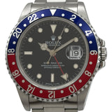 ロレックス ROLEX GMTマスター 16700 ブラック ステンレススチール 自動巻き メンズ 腕時計