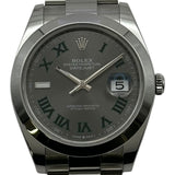 ロレックス ROLEX デイトジャスト41 126300 スレート ステンレススチール 自動巻き メンズ 腕時計