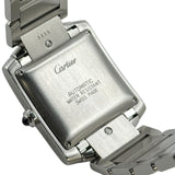 カルティエ Cartier タンク フランセーズ LM W51002Q3 アイボリー ステンレススチール 自動巻き メンズ 腕時計
