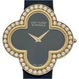 ヴァンクリーフ＆アーペル Van Cleef & Arpels アルハンブラ ミディアム VCARN5HZ00 ブラック ゴールド クオーツ レディース 腕時計
