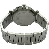 カルティエ Cartier パシャC ビッグデイト W31044M7 ホワイト ステンレススチール 自動巻き レディース 腕時計