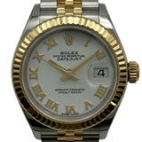 ロレックス ROLEX デイトジャスト28 279173 ホワイト ゴールド/ステンレススチール 自動巻き レディース 腕時計