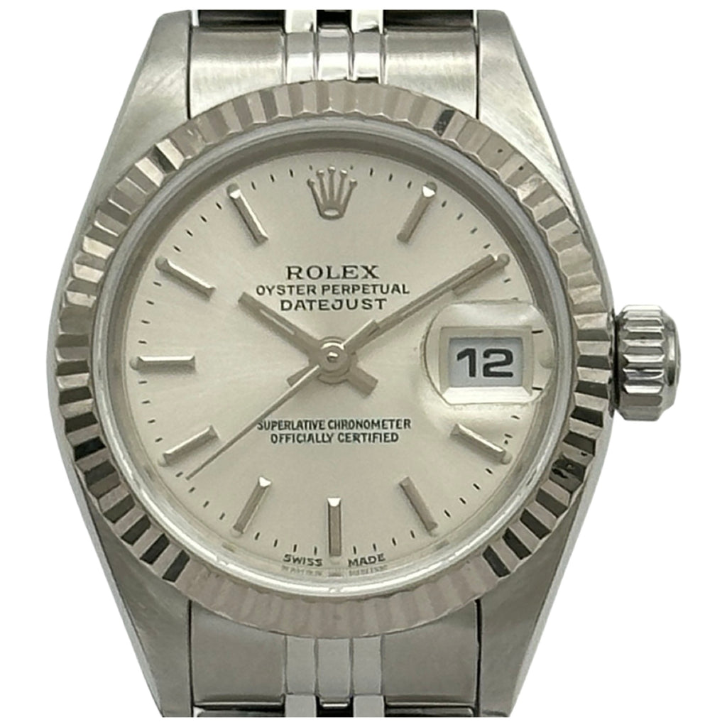 ロレックス ROLEX デイトジャスト 79174 シルバー ホワイトゴールド 
