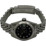 ロレックス ROLEX デイトジャスト 79174G ブラック ホワイトゴールド/ステンレススチール 自動巻き レディース 腕時計