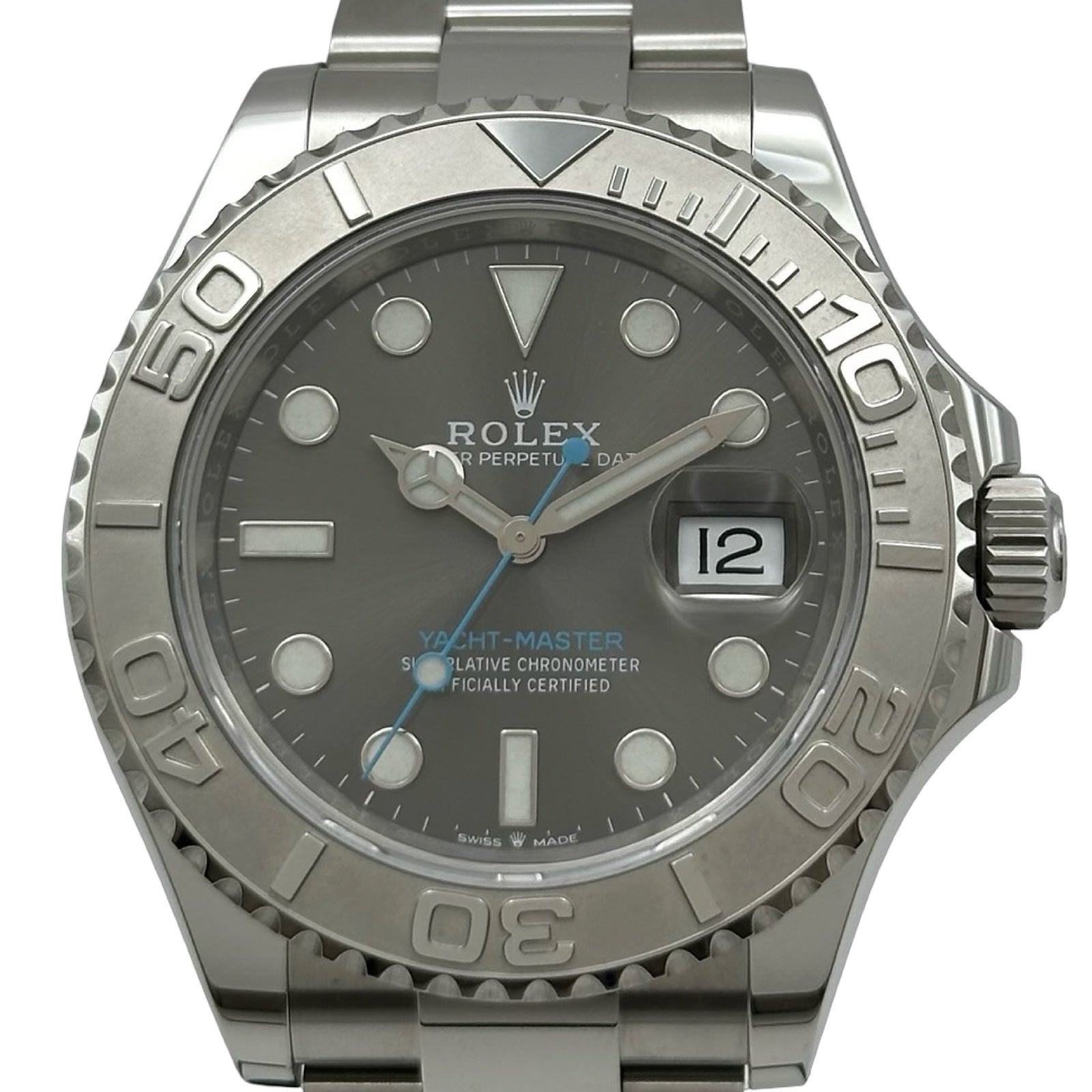 ロレックス ROLEX ヨットマスター 40 126622 スレート プラチナ/ステンレススチール 自動巻き メンズ 腕時計 ロレックス ROLEX ヨットマスター 40 126622 スレート プラチナ