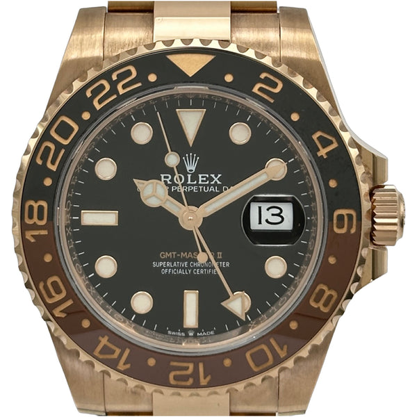 ロレックス ROLEX GMTマスター2 126715CHNR ブラック ピンクゴールド