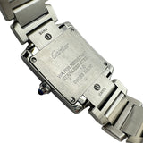 カルティエ Cartier タンク フランセーズ SM W4TA0008 アイボリー ステンレススチール クオーツ レディース 腕時計