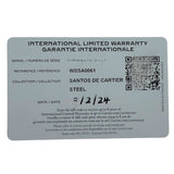 カルティエ Cartier サントス ドゥ カルティエ MM WSSA0061 グリーン ステンレススチール 自動巻き ユニセックス 腕時計