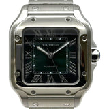 カルティエ Cartier サントス ドゥ カルティエ MM WSSA0061 グリーン ステンレススチール 自動巻き ユニセックス 腕時計