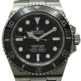 ロレックス ROLEX サブマリーナ ノンデイト 124060 ブラック ステンレススチール 自動巻き メンズ 腕時計