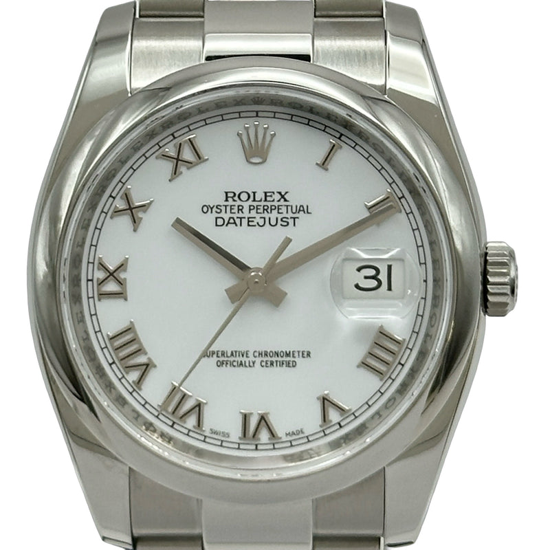 ロレックス ROLEX デイトジャスト36 116200 ホワイト ステンレス