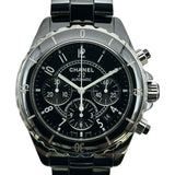 シャネル CHANEL J12 クロノグラフ 41MM H0940 ブラック セラミック/ステンレススチール 自動巻き メンズ 腕時計