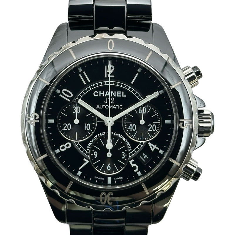 シャネル CHANEL J12 クロノグラフ 41MM H0940 ブラック セラミック