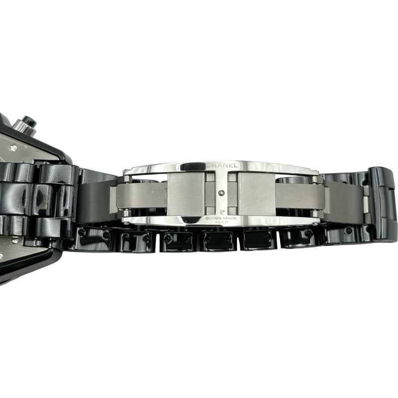 シャネル CHANEL J12 クロノグラフ 41MM H0940 ブラック セラミック