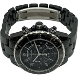 シャネル CHANEL J12 クロノグラフ 41MM H0940 ブラック セラミック/ステンレススチール 自動巻き メンズ 腕時計
